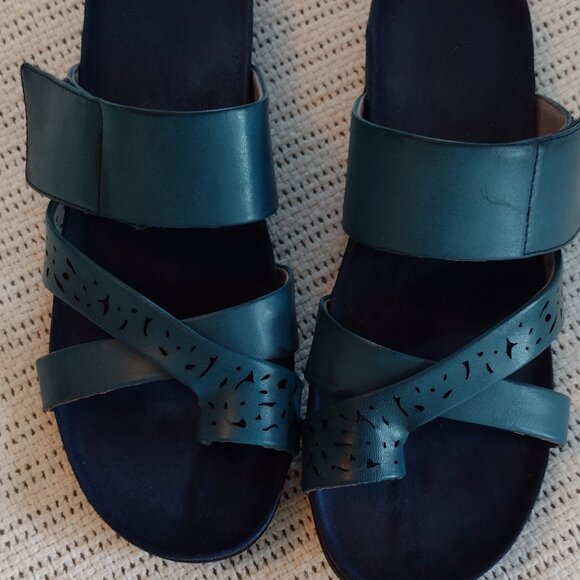 Bear Traps Shoes Bear Traps Blue Jeyda Sandals Poshmark